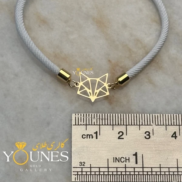 دستبند مینیمال روباه طلا